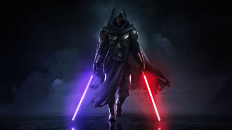 Sith Wallpaper 4K, Star Wars, Lightsaber