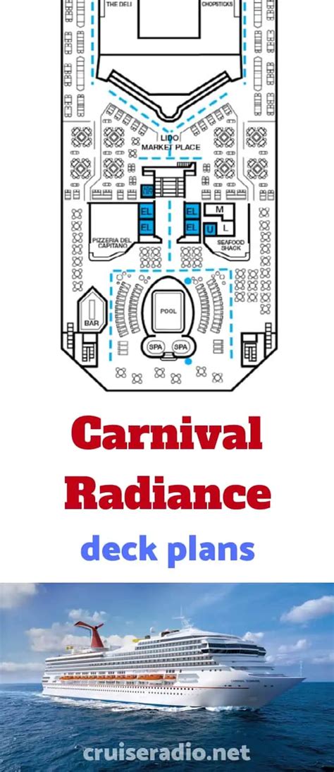 Radiance Deck Plans - Cruise Radio - Daily Updates On The Cruise Industry