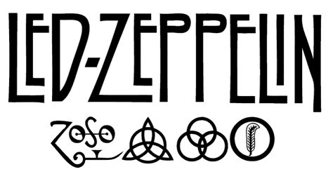 Led Zeppelin-logo | Logos de bandas, Artistas, Bandas