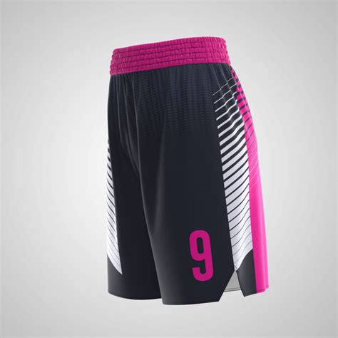 Sublimated Women's Basketball Jersey Shorts for Girls Basketball Teams