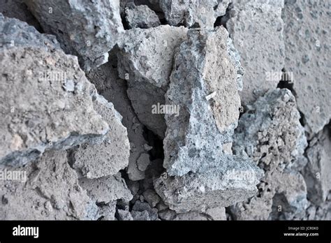 Cracked Cement / Asphalt Road. Concept of earthquake Stock Photo - Alamy