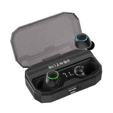 Blitzwolfu00ae BW-FYE3 True Wireless bluetooth 5.0 Earphone HiFi Bilateral Calls with 2600mAh ...