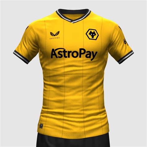 Wolves Home Kit 2023/24 - FIFA 23 Kit Creator Showcase