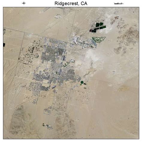 Aerial Photography Map of Ridgecrest, CA California