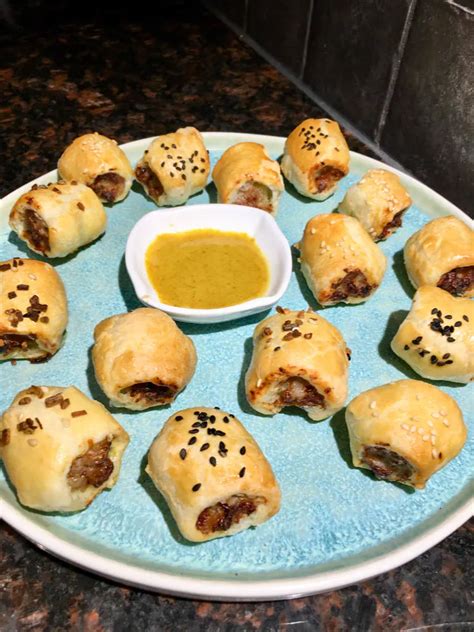 Sausage Rolls - Shortcut EASY Appetizer - fed by sab