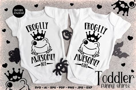 Funny Newborn Baby SVG for Girl and Boy - Cute Toddler Shirt