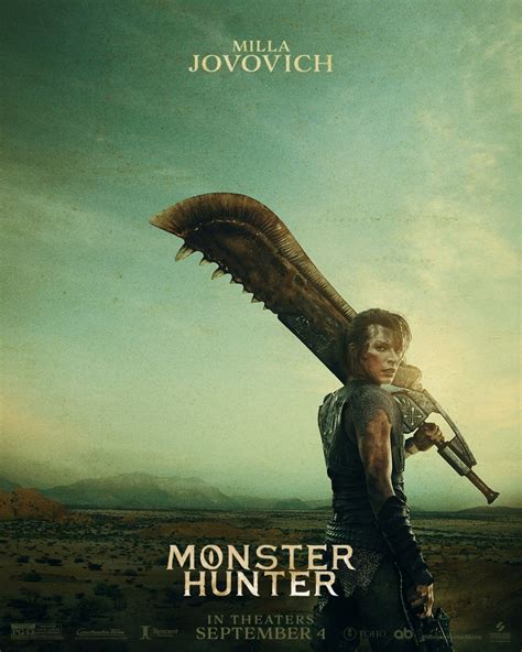 MILLA JOVOVICH – Monster Hunter Poster and Promo, 2020 – HawtCelebs