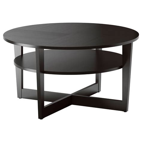 VEJMON coffee table black-brown 90 cm | IKEA Eesti