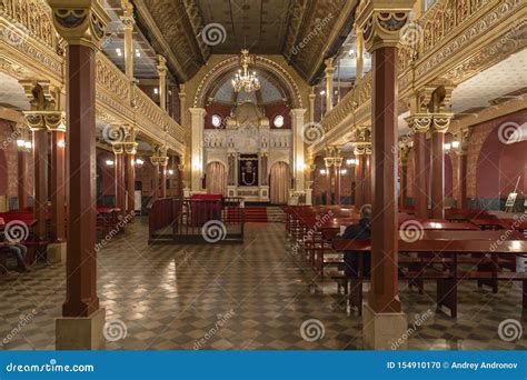 Chic and Elegant Interior of the Tempel Synagogue Editorial Image - Image of religion, district ...