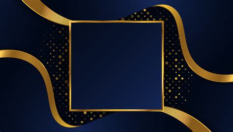 Elegant Premium Blue and Gold Background. Luxury Background for Award, Nomination, Ceremony ...