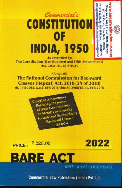 Commercial's Constitution of India, 1950