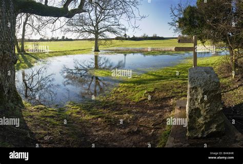 The source of the River Thames at Thameshead near Kemble in Gloucestershire, Uk Stock Photo - Alamy