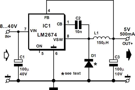 LM2674 5V Switch Mode Power Supply - ElectroSchematics.com