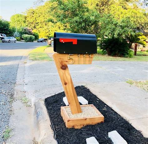 DIY mailbox post designs and ideas - THE HOMESTUD