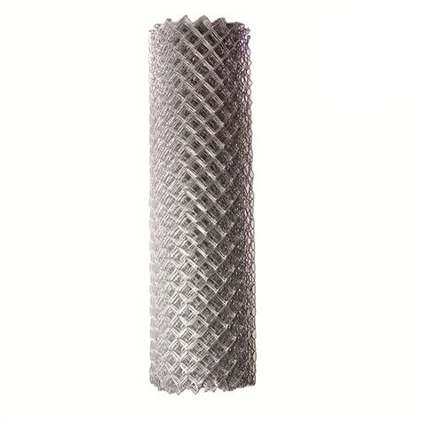 (Actual: 50-ft x 4-ft) Galvanized Steel Chain-link Fence Fabric at Lowes.com