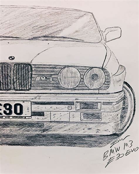 Bmw Car Sketch at PaintingValley.com | Explore collection of Bmw Car Sketch