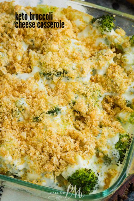 KETO BROCCOLI CHEESE CASSEROLE