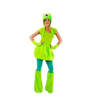 Adult Monsters University Mike Halloween Costume - Halloween Costumes