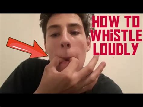 HOW TO WHISTLE WITH YOUR FINGERS (EASY WAY) - YouTube