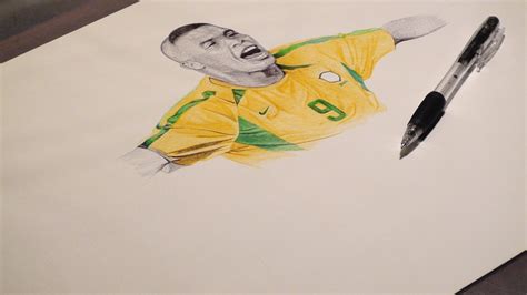 Ronaldo (R9) Pen Drawing on Behance