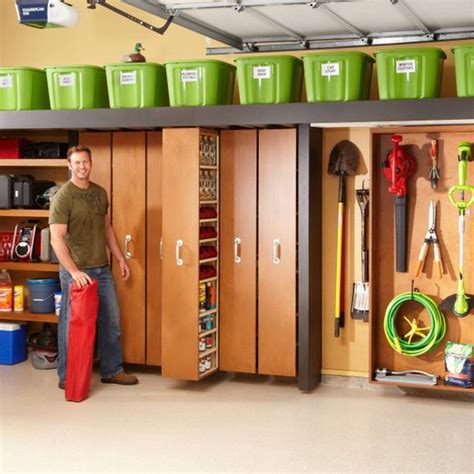 Garage Storage: Space-Saving Sliding Shelves (DIY) | Family Handyman