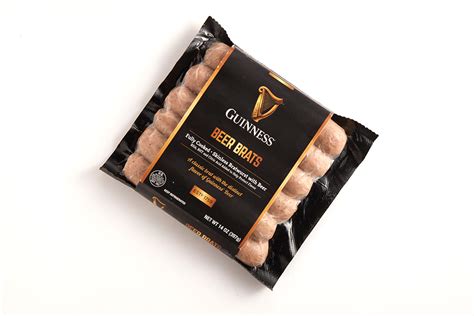 US. Guinness Beer Brat Sausages - super farm foods.