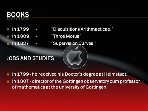 MATHEMATICIANS CONTRIBUTIONS: MODULE 8 - GAUSS (1777 - 1855)