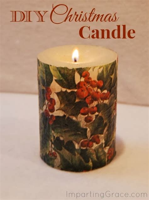 Imparting Grace: Easy DIY Christmas candles