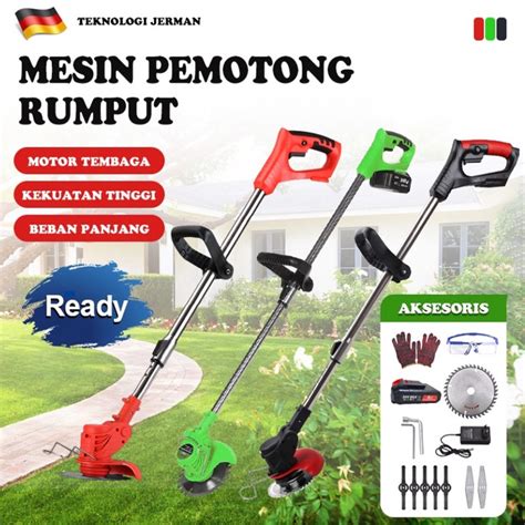 Jual 48V/36V Mesin potong rumput batrai Mesin pemotong rumput Mesin potong rumput listrik ...