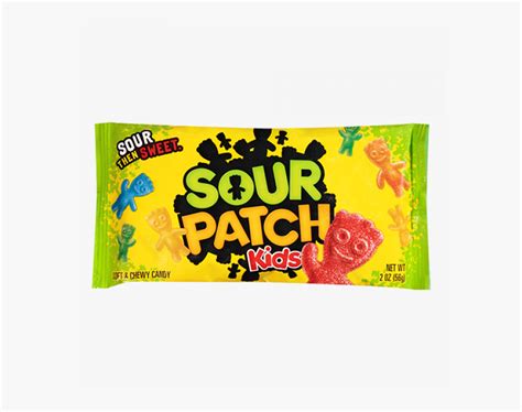 Sour Patch Kids Assorted Flavors 2 Oz Buy It At - Sour Patch 2 Oz, HD Png Download - kindpng