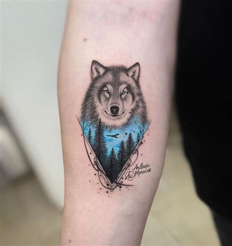 awesome wolf tattoo ideas @andrea.m0rales 1 - KickAss Things