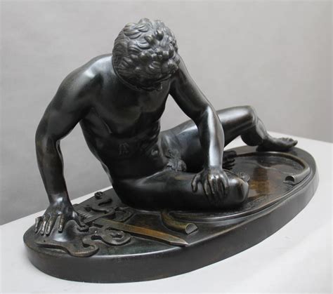 19th Century Bronze Figure of "The Dying Gaul" at 1stDibs