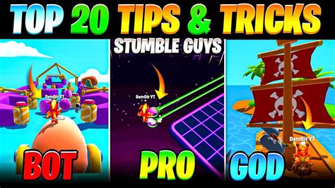 Top 20 Tips & Tricks in Stumble Guys | Ultimate Guide to Become a Pro #3 - YouTube