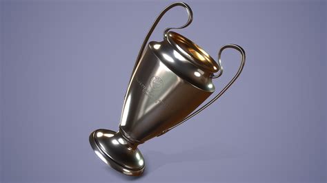 UEFA Champions League Trophy Ucl - 3D Model by polygun