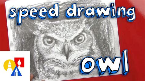 Speed Drawing Of An Owl | Drawings, Art for kids hub, Owl art