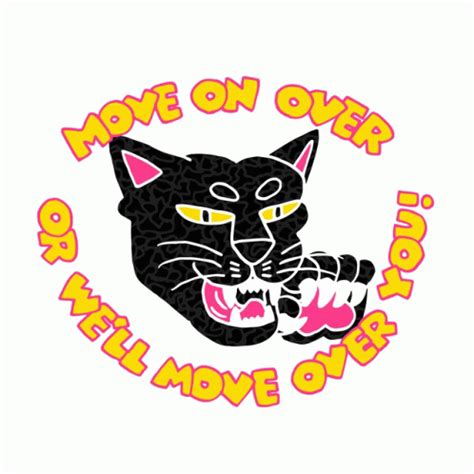 Move Over Black Panther Sticker - Move Over Black Panther Black Panther Party Poster - Discover ...