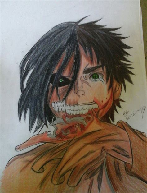 eren transformation by alenwn on DeviantArt