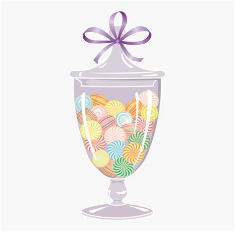 Png Jar Of Sweets - Candy Jar Clip Art, Transparent Png , Transparent Png Image - PNGitem