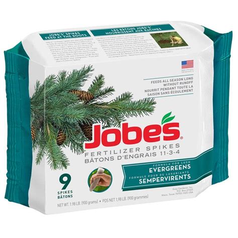 Jobe's 2.2 lb. Evergreen Tree Fertilizer Spikes, (9-Pack) 01311 - The Home Depot