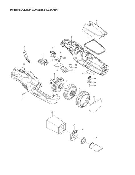 Part Diagram: DCL182FRFW/ FZW - Makita.my