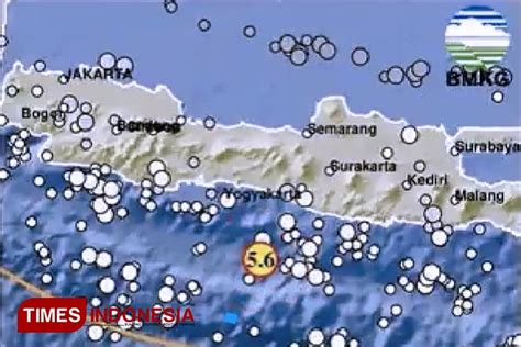 BREAKING NEWS, Gempa Bumi 5,6 Skala Richter Guncang Yogyakarta - TIMES Jatim