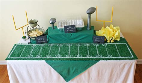 Super Bowl Party Buffet Table - Adorn the Table