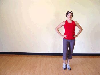 Grapevine Exercise Demonstration | SparkPeople