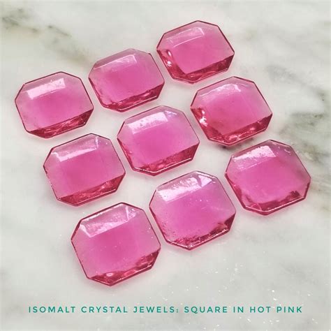 Large sugar gemstones edible gems choice from 8 shapes: | Etsy