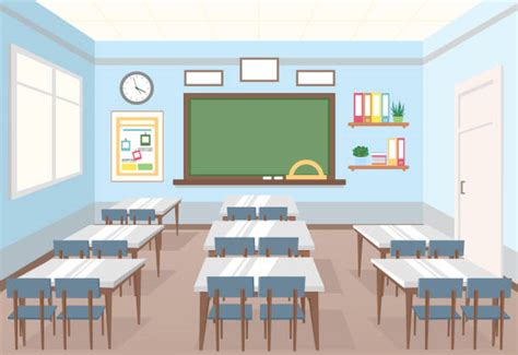 Empty Classroom Illustrations, Royalty-Free Vector Graphics & Clip Art - iStock