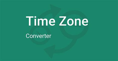 Time Zone Converter – Time Difference Calculator