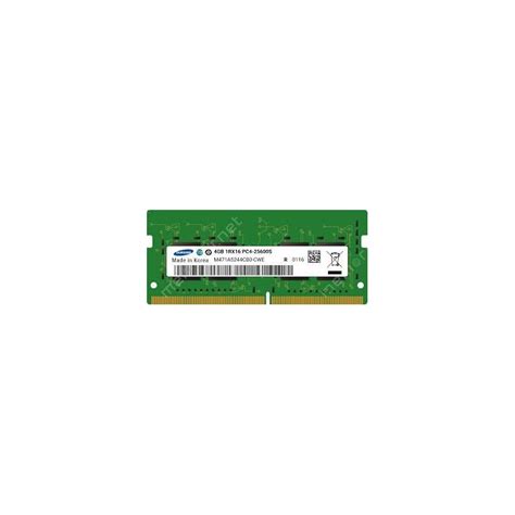 Samsung 4GB DDR4-3200MHz 1Rx16 PC4-3200AA 260-Pin SDRAM Laptop Memory ...