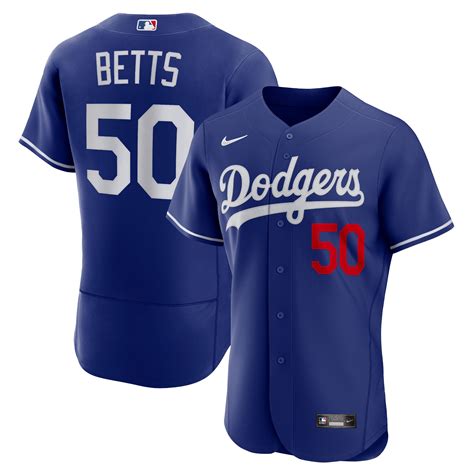 Men's Los Angeles Dodgers Mookie Betts Nike Royal Alternate Authentic ...