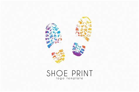 Shoe Print Logo | Logo templates, Print logo, Shoe print