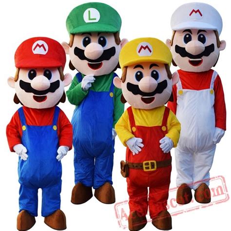 Super Mario Mascot Costume for Adults